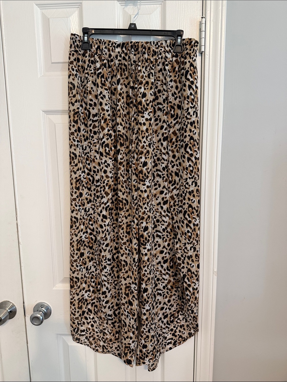 Leopard Print swim cover pants- Brown & Black
